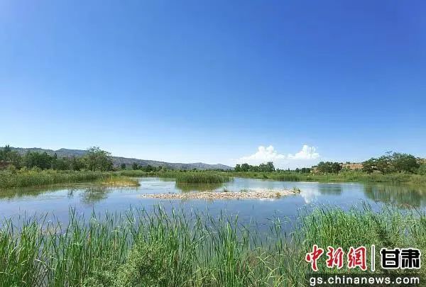 圖為洮河國家濕地公園整治后變身生態(tài)畫廊。(資料圖)